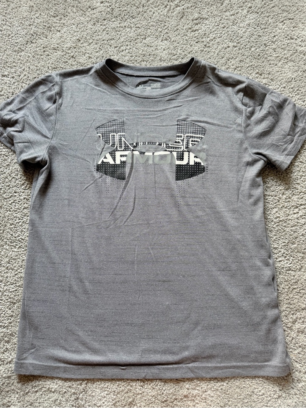 Under Armour Kids Gray Short Sleeve Logo Tee